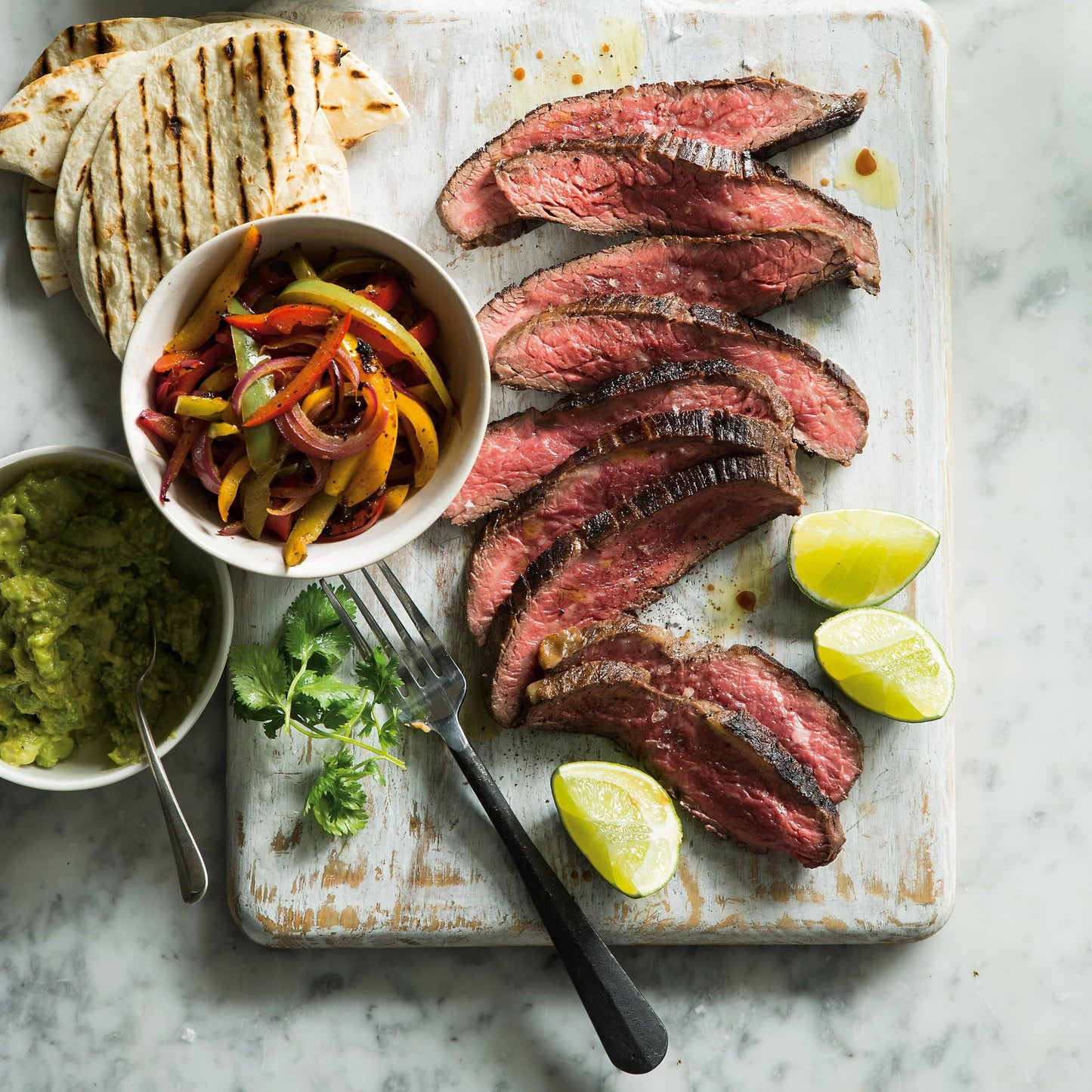 Beef Flank Steak Black Onyx Rangers Valley 250g x 4 Pieces Map 80mm Vic's Meat
