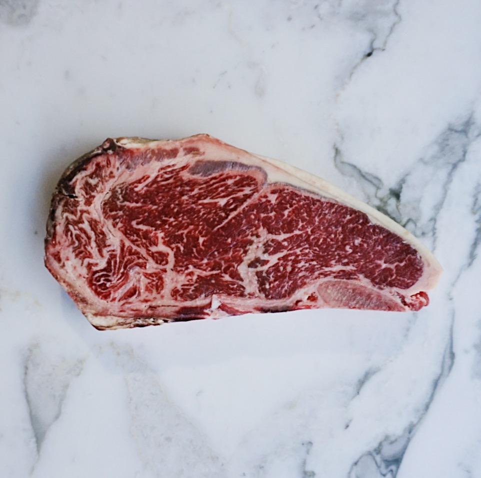 Beef Sirloin 'Club Steak' Grass Fed Angus Premium O’Connor Dry Aged (1 piece approx. 450g) Vic's Meat