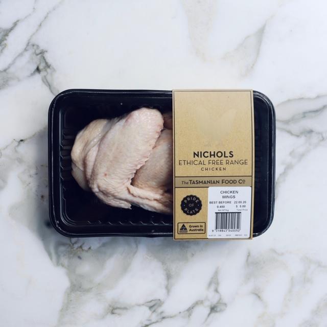 Chicken Wings Nichols Ethical Free Range (450 - 550g) Vic's Meat