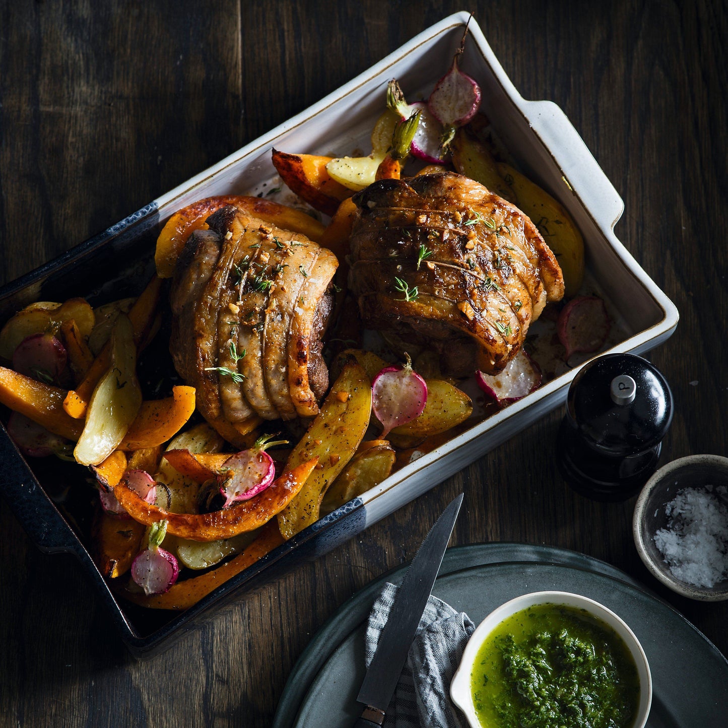 Lamb Rump Cap On Free Range 300g x 2 Pieces Map 60mm Vic's Meat