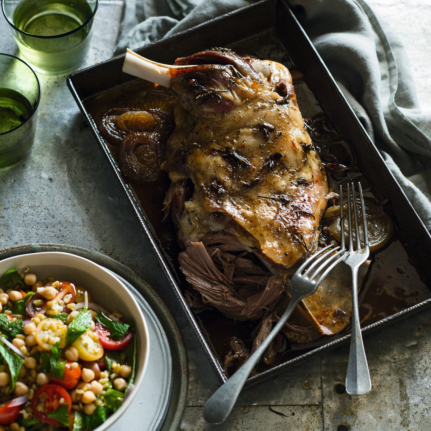 Lamb Shoulder Bone In Free Range - 1.1kg Producer Vics Meat