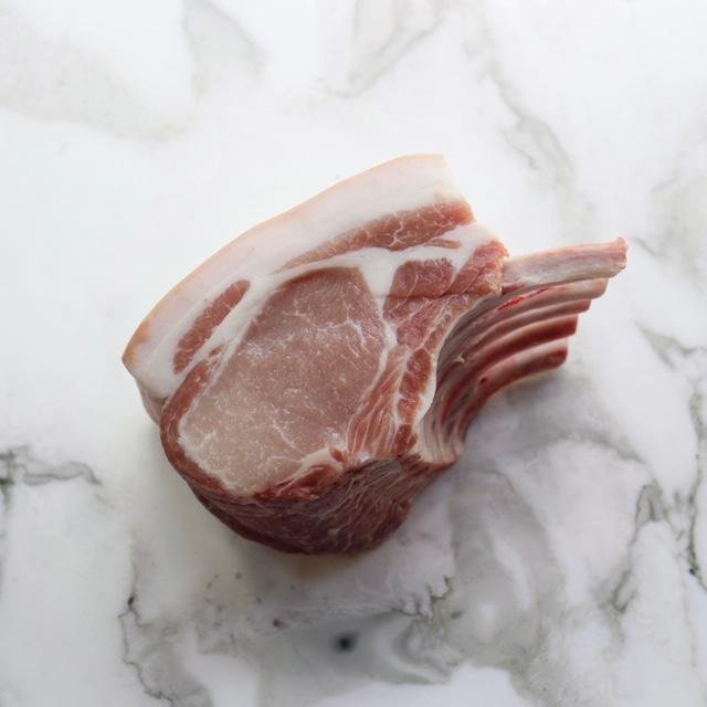 Pork Rack Roast Rind On Kurobuta Berkshire 5 Pin (approx 1.2-1.4kg) Vic's Meat
