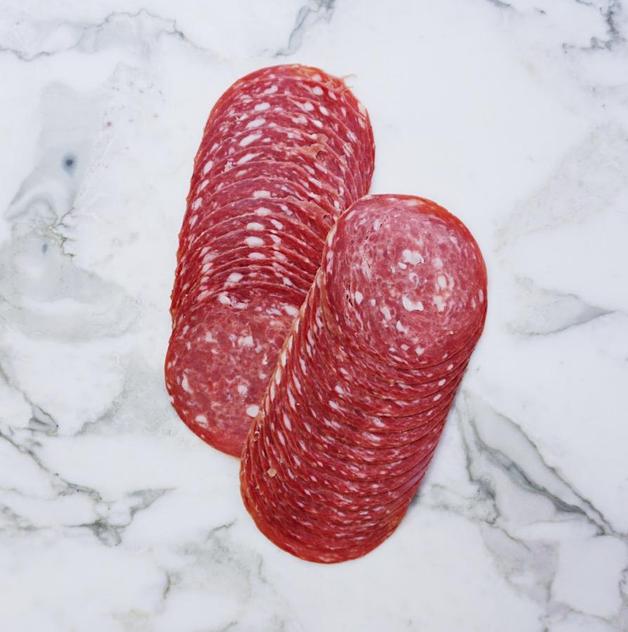 Spanish Salami (250g sliced) Vics Meat