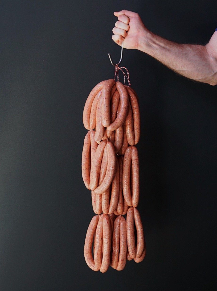 Thin Mint & Rosemary Sausages (approx. 1-1.2kg) Vics Meat