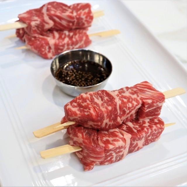 Wagyu Beef Skewers - 75g x 6 Pieces Vic's Meat