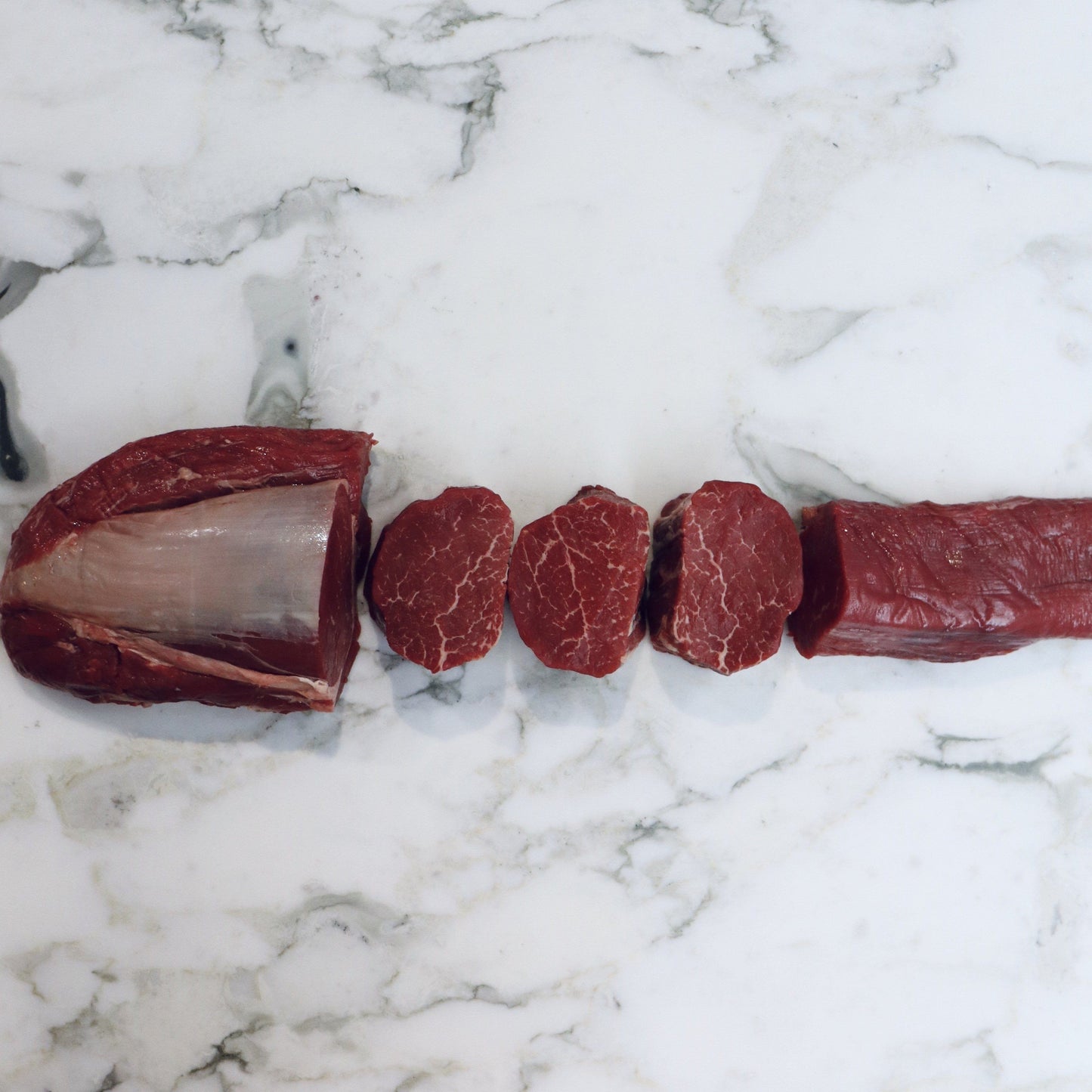 Beef Eye Fillet Whole Highland Angus Marbling Score 2+ Export Quality Vic's Meat 