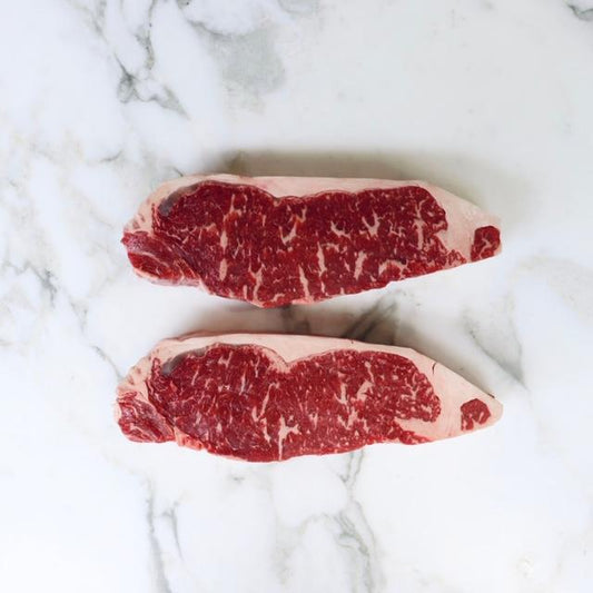 Beef Sirloin Steak Marble Score 3+ Black Onyx Rangers Valley 300g x 4 Pieces Vic's Meat 