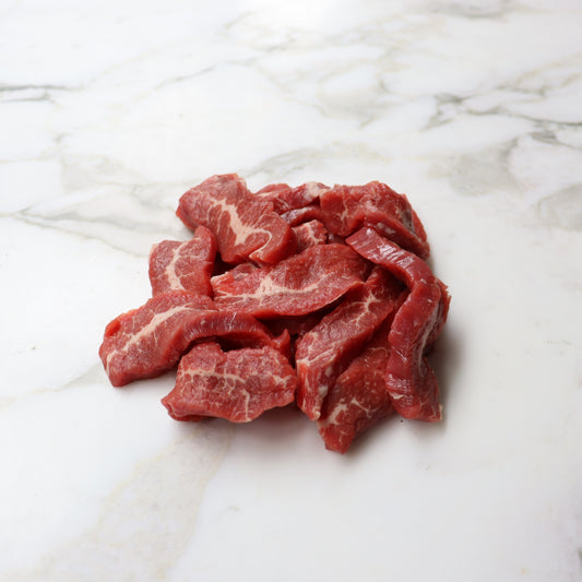 Beef Stir Fry Strips Grass Fed - 500g Vic's Meat 