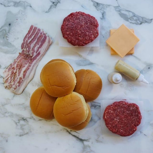 B.Y.O.B - BUILD YOUR OWN BURGER Kit Vic's Meat 