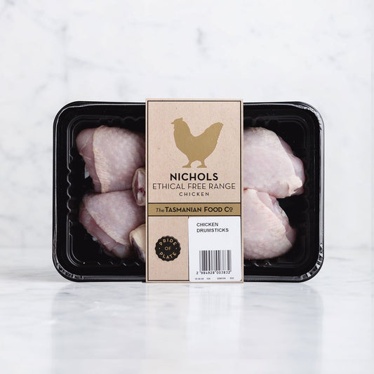 Chicken Drumsticks Nichols Ethical Free Range (450 - 550g) Vic's Meat 