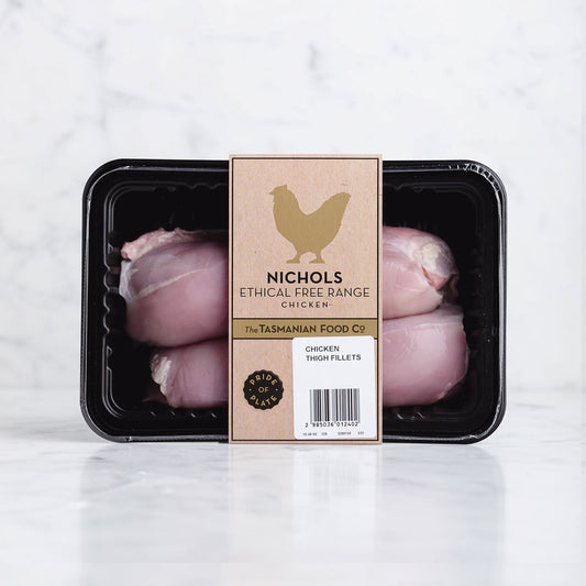 Chicken Thigh Fillet Nichols Ethical Free Range (550 - 650g) Vic's Meat 