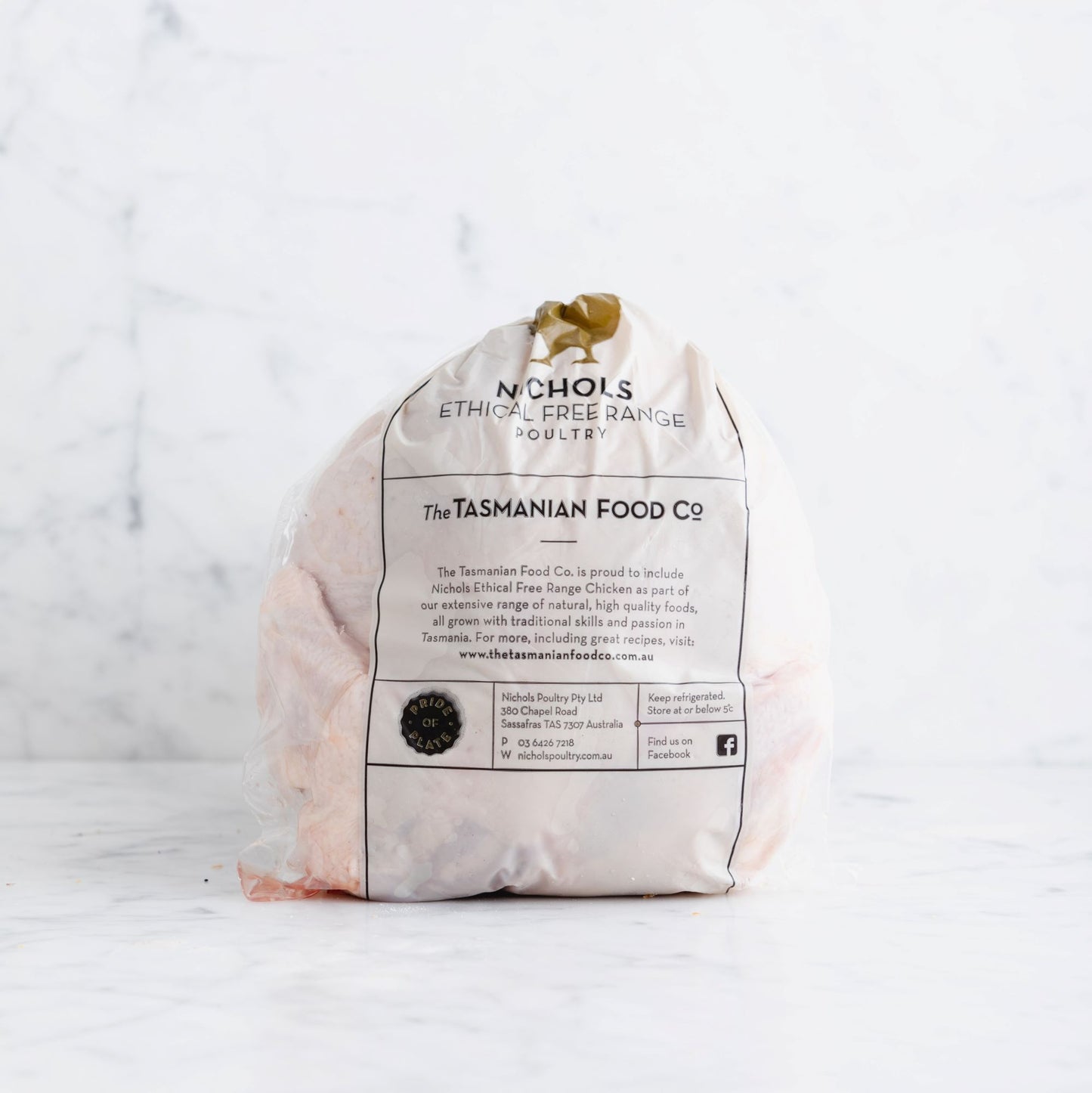 Chicken Whole Nichols Ethical Free Range (1.4-1.59kg) Vic's Meat 