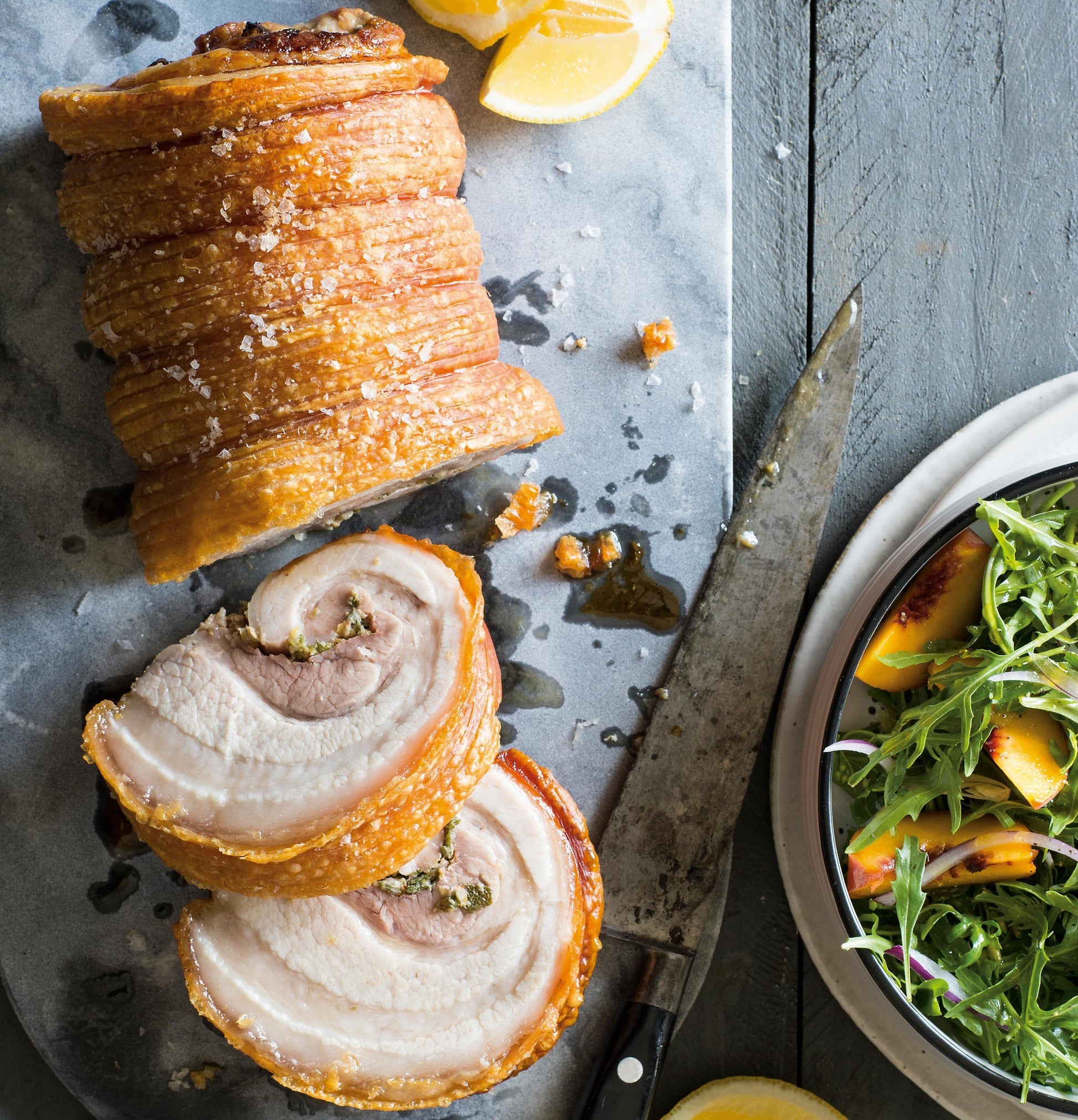 Pork Belly 'Porchetta' Hand Tied - 1.5kg Thermoform Vac Vic's Meat 