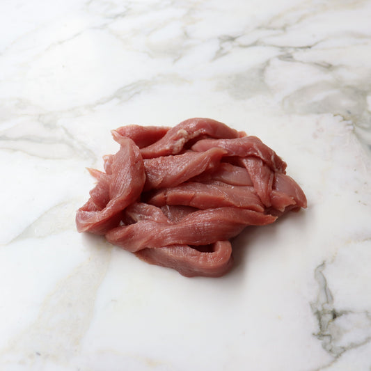 Pork Stir Fry Strips Free Range - 500g Vic's Meat 