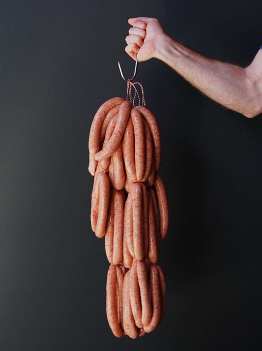 Thin Breakfast Sausages (approx. 1-1.2kg) Vics Meat 