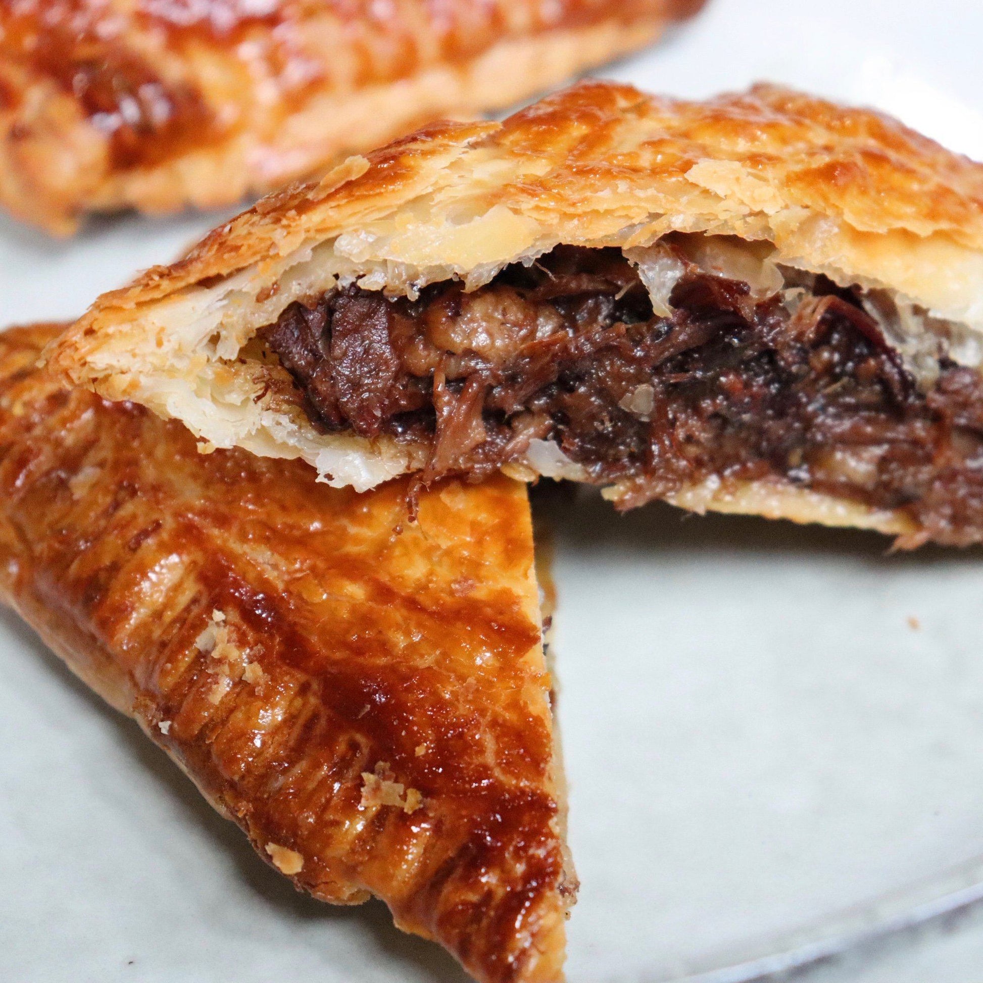 Wagyu 12 hour Texas-style BBQ Brisket Pasties 270g x 2 Pieces Vic's Meat 