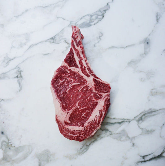 Wagyu Rib Eye Steak Marbling Score 5 + Rangers Valley (1x piece approx. 1.2kg) Vic's Meat 