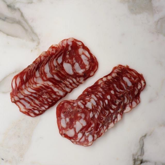 Wild Boar Salami Salami De Palma - 250g Sliced Original Packaging from Manufacturer Vic's Meat 